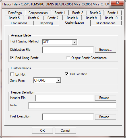 算法文件对话框 - 自定义标签页