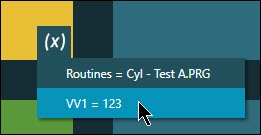 Esempio di valori di un campo di tracciatura Esempio di valori di un campo di tracciatura