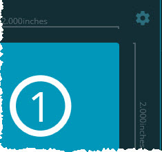起始位置旁的齿轮按钮