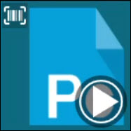 带条形码的图块示例