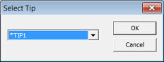 Select Tip dialog box