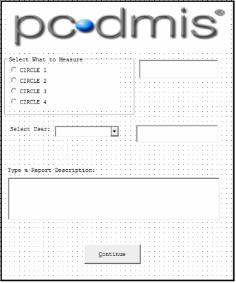 Form with the various form controls added