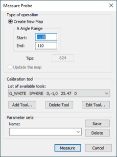 Sample Probe Utilities dialog box