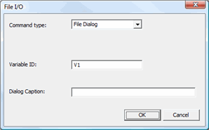 Displaying a File Dialog Box