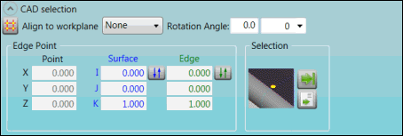 CAD selection group for PP and EEP features CAD selection group for PP and EEP features