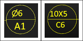 Sample Datum Target Areas