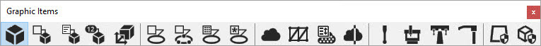 Graphic Items toolbar
