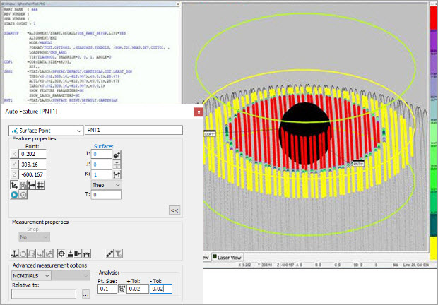 Planar surface point example