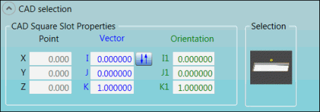 EI 特征的 CAD 选择组