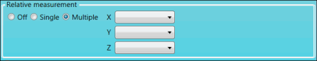 Relative Measurement area - Multiple option