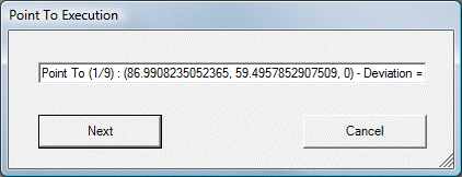 Point To Execution dialog box