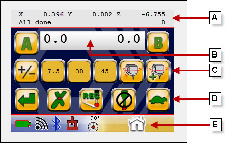 Example of PC-DMIS Host Interface screen