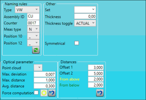 Optical measurement options Optical measurement options