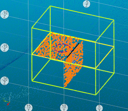 가장자리 점의 예 - 확대
