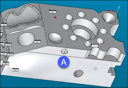 Grafikf&ouml;nster med ikonen Rotationscentrum p&aring; detaljen