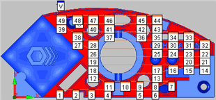 Beispiel eines UV-Scans Beispiel eines UV-Scans