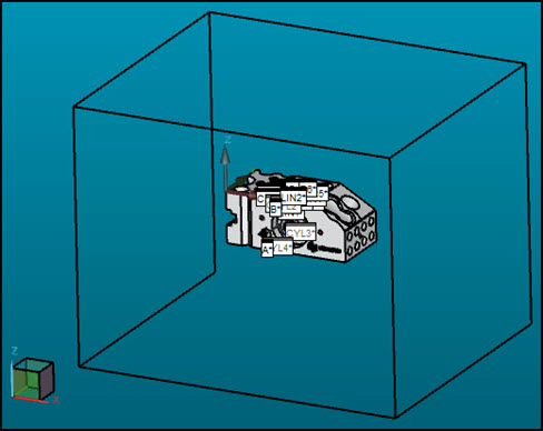 Bounding Box Example 1 - All axes set to 100 mm