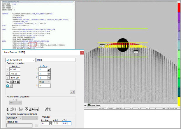 Planar surface point example