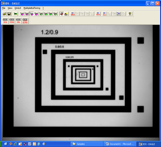 Testing the IDS Frame Grabber