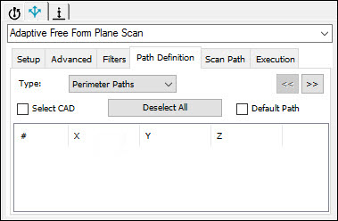 Default Path check box