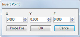 Insert Point dialog box