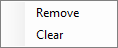 Remove and Clear options