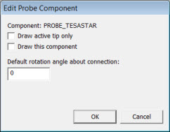 Edit Probe Component dialog box - Star Probe