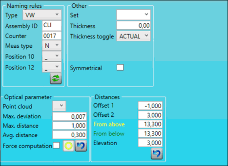 Optical measurement options Optical measurement options