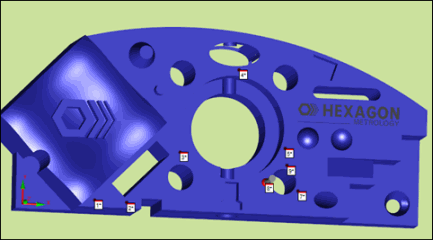 Points 7 through 9 marked on CAD