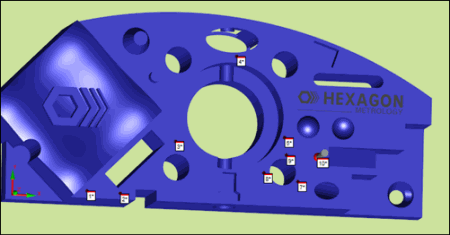 Point 10 marked on CAD