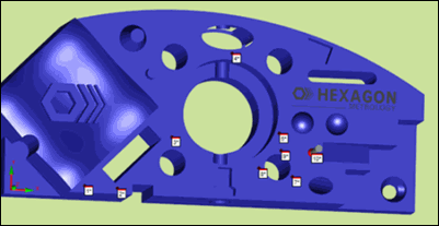 Point 10 marked on CAD