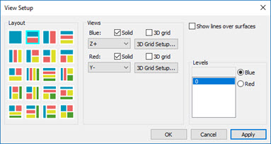 View Setup dialog box