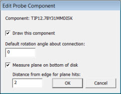 Edit Probe Component dialog box