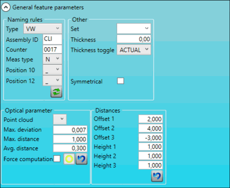 Optical measurement options